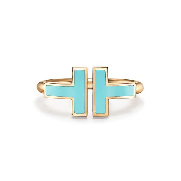 Tiffany T Turquoise Square Ring