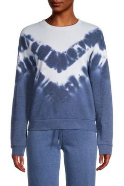 Marc New York Performance Tie-Dyed Cotton-Blend Pullover