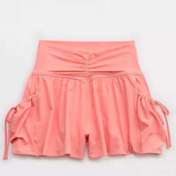 OFFLINE By Aerie Real Me Ruched Pocket Flowy Short