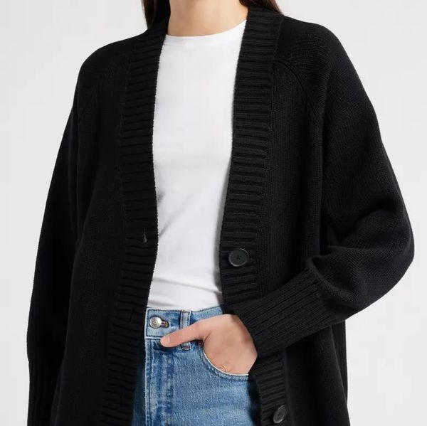 Madewell Oversize Cotton Cardigan
