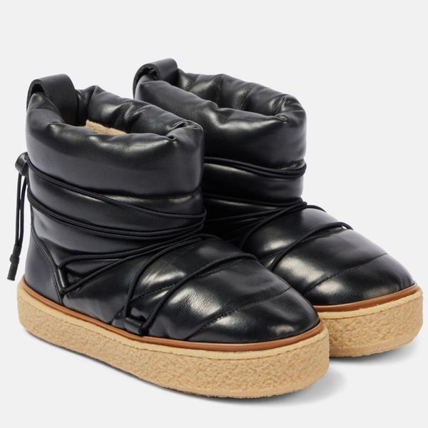 Isabel Marant Heta Leather Ankle Boots