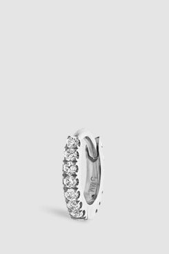 Maria Tash Diamond Eternity Hoop Earring (Single)