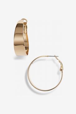Vince Camuto Medium Tapered Hoop Earrings