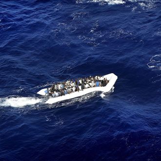 Italian Navy's Operation 'Mare Nostrum' in Mediterranean Sea