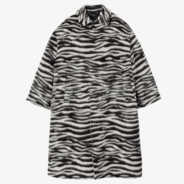 Marc Jacobs The Zebra Brushed Coat