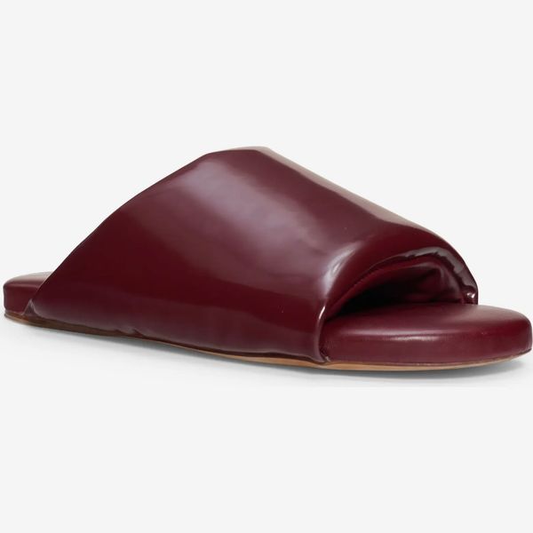 Bottega Veneta Latex Leather Slide Sandal