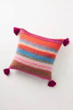 Anthropologie Bright Stripe Pillow