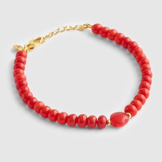 Madewell Semiprecious Beaded Charm Bracelet