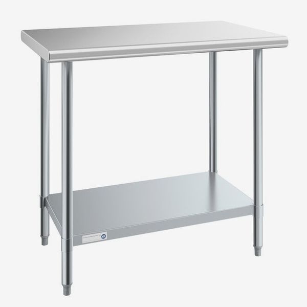 Steelton 24” x 36” Stainless Steel Work Table with Undershelf