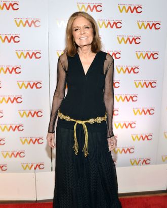 NEW YORK, NY - OCTOBER 08: Gloria Steinem attends the 2013 Women's Media Awards on October 8, 2013 in New York City. (Photo by Mike Coppola/Getty Images)