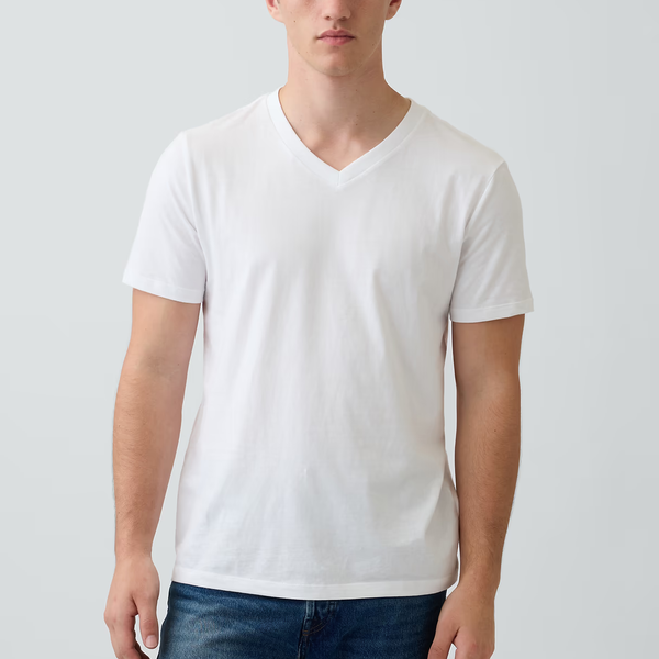 Gap Cotton Jersey V-Neck T-Shirt