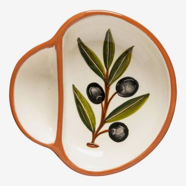 Casafina Ceramic Terracotta Olive Dish