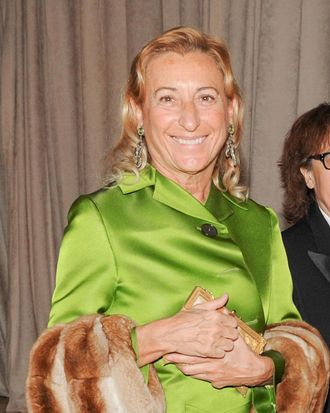 Miuccia Prada Won't Bow to Armani's Pro-Milan Pressure