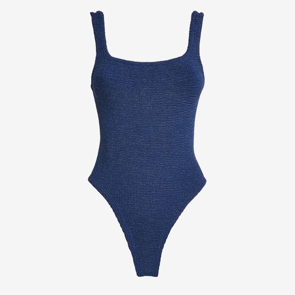 Hunza G Crinkle One-Piece Swimsuit