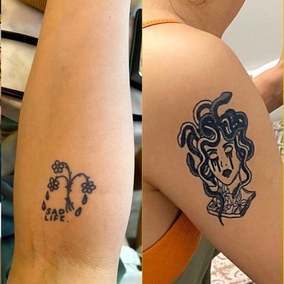 Semi Permanent Tattoo Sleeve Large Full Arm Tribal Temporary Tattoos Men  Women | eBay