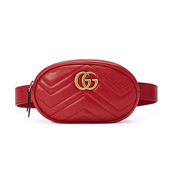 GG Marmont Matelassé Leather Belt Bag