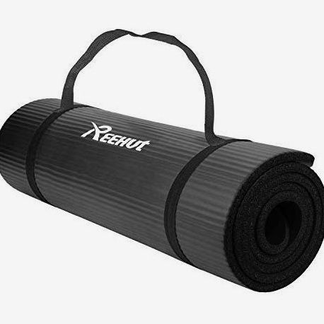 REEHUT 1/2-Inch Extra Thick High Density NBR Exercise Mat