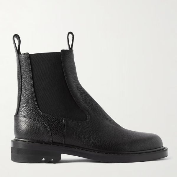 Dries Van Noten Full-Grain Leather Chelsea Boots