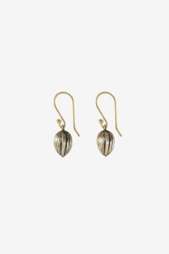 Gabriella Kiss Tiny Walnut Earrings