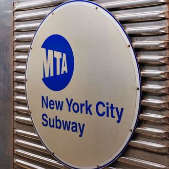 Close-up of New York City Subway Car