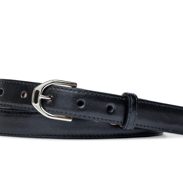 W.Kleinberg Glazed Calf Belt with Nickel or Gold Buckle