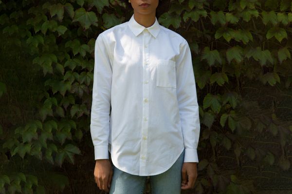 The Oxford in Crisp White Cotton