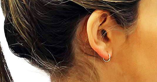 Small thin gold hoop earrings qsc rmx 850