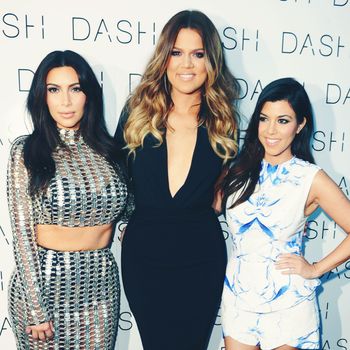 Kim, Khloe, and Kourtney Kardashian.