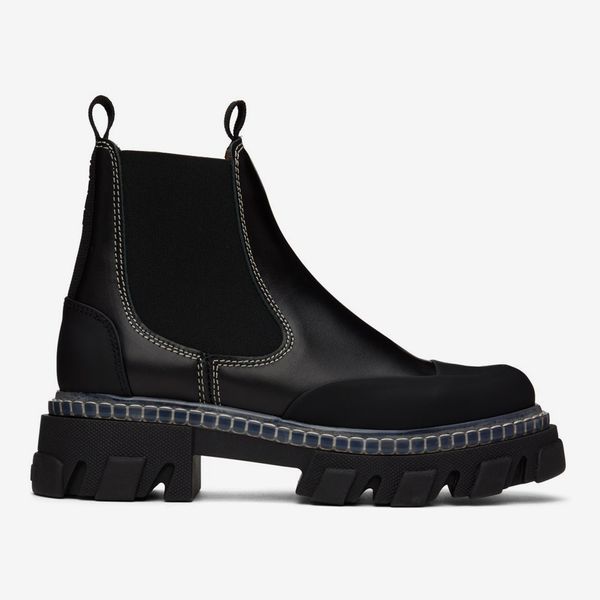 Ganni Cleated Low Chelsea Boots