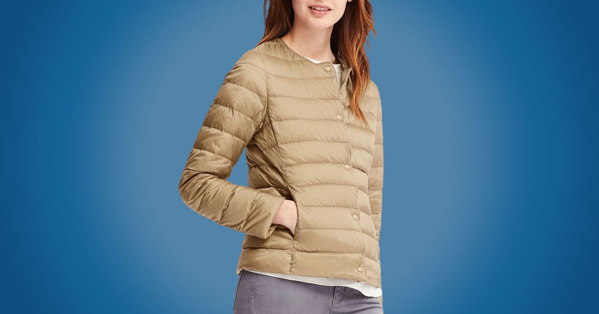 Compact shop puffer jacket