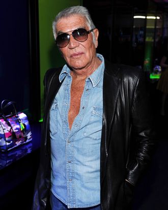 MIAMI, FL - DECEMBER 01: Designer Roberto Cavalli attends Fabiola Beracasa's celebration of Anselm Reyle for Dior with celebrity nail stylist Tracy Lee and DJ Jack Donoghue on December 1, 2011 in Miami, Florida. (Photo by Dimitrios Kambouris/Getty Images for Dior)
