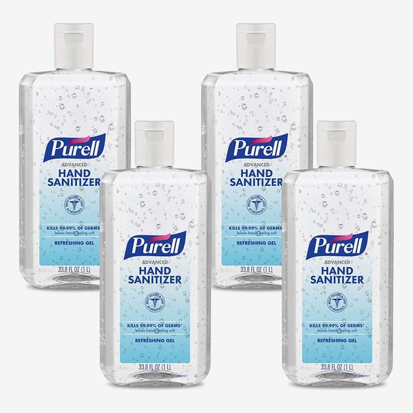 Purell Hand Sanitizer, One Liter, Pack of 4