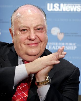 WASHINGTON - OCTOBER 25: Chairman and CEO of the Fox News Network Roger Ailes participates in the 