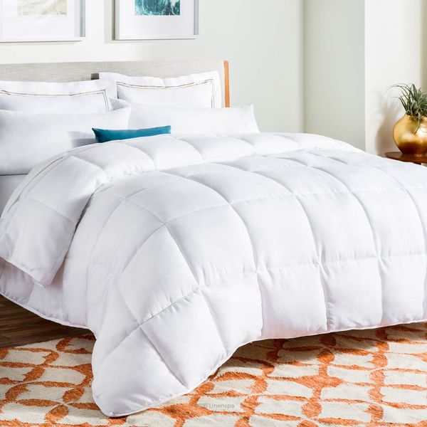 Utopia Bedding Down Alternative Comforter (King, White) - All Season C -  Gallis Hill House