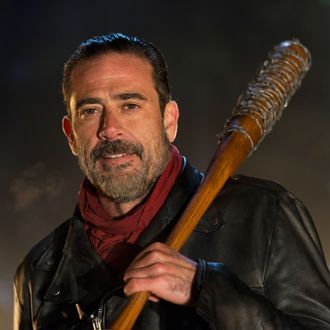 Jeffrey Dean Morgan as Negan - The Walking Dead _ Season 6, Episode 16 - Photo Credit: Gene Page/AMC