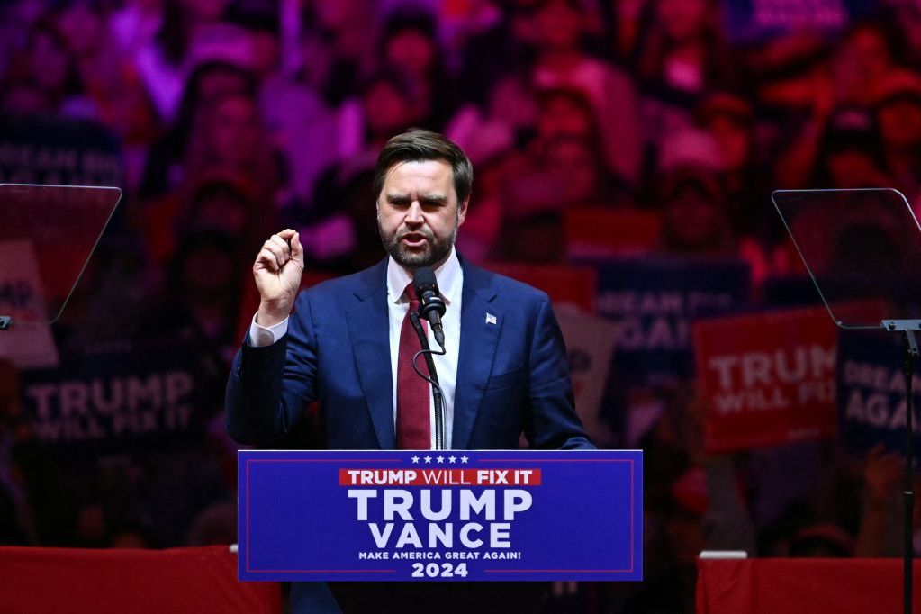 J.D. Vance Defends Racist Puerto Rico Joke From MSG Rally