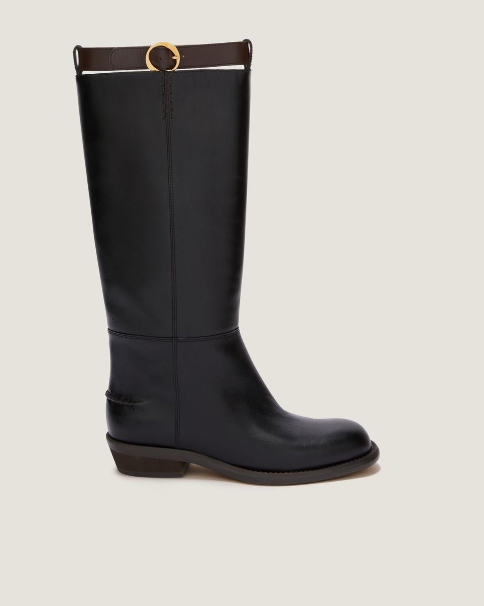 Emilie Leather Riding Boot