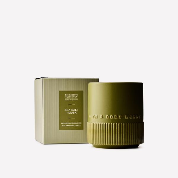 Bath & Body Works Sea Salt + Musk Single Wick Candle
