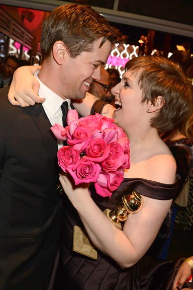 "I gave a rose to Julia Louis-Dreyfus!" "I know, honey. You've said that ten times already."