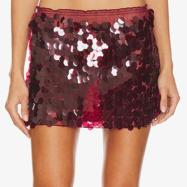 Kim Shui Pailette Mini Skirt