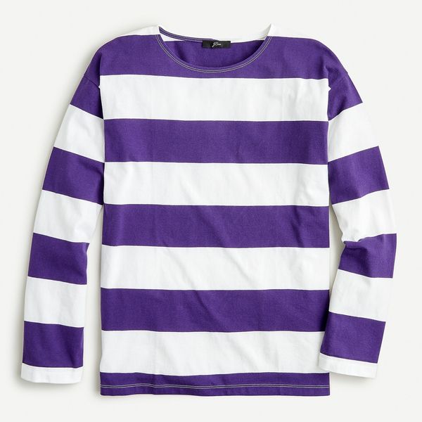 J. Crew Long-sleeve T-shirt in Rugby Stripe