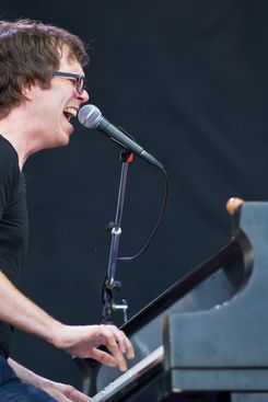 CHICAGO, IL - JULY 09:  Ben Folds performs during the Dave Matthews Band Caravan at Lakeside on July 9, 2011 in Chicago, Illinois.  (Photo by Timothy Hiatt/WireImage)