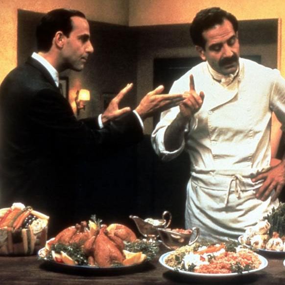 Stanley Tucci and Tony Shaloub in Big Night (1996).