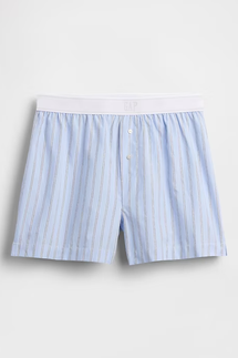 Gap Poplin Logo PJ Boxer Shorts