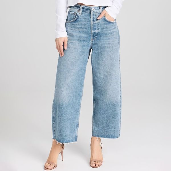 Citizens of Humanity Ayla Raw Hem Crop Jeans