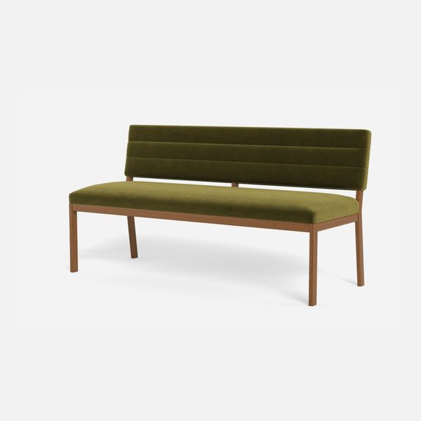 Interior Define Nora Wood-Framed Upholstered Bench