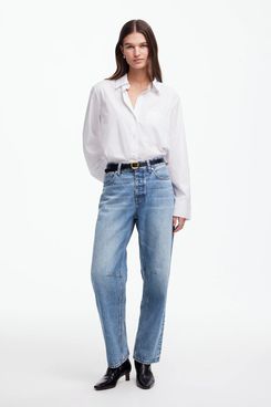 Madewell The Darted Barrel-Leg Jean