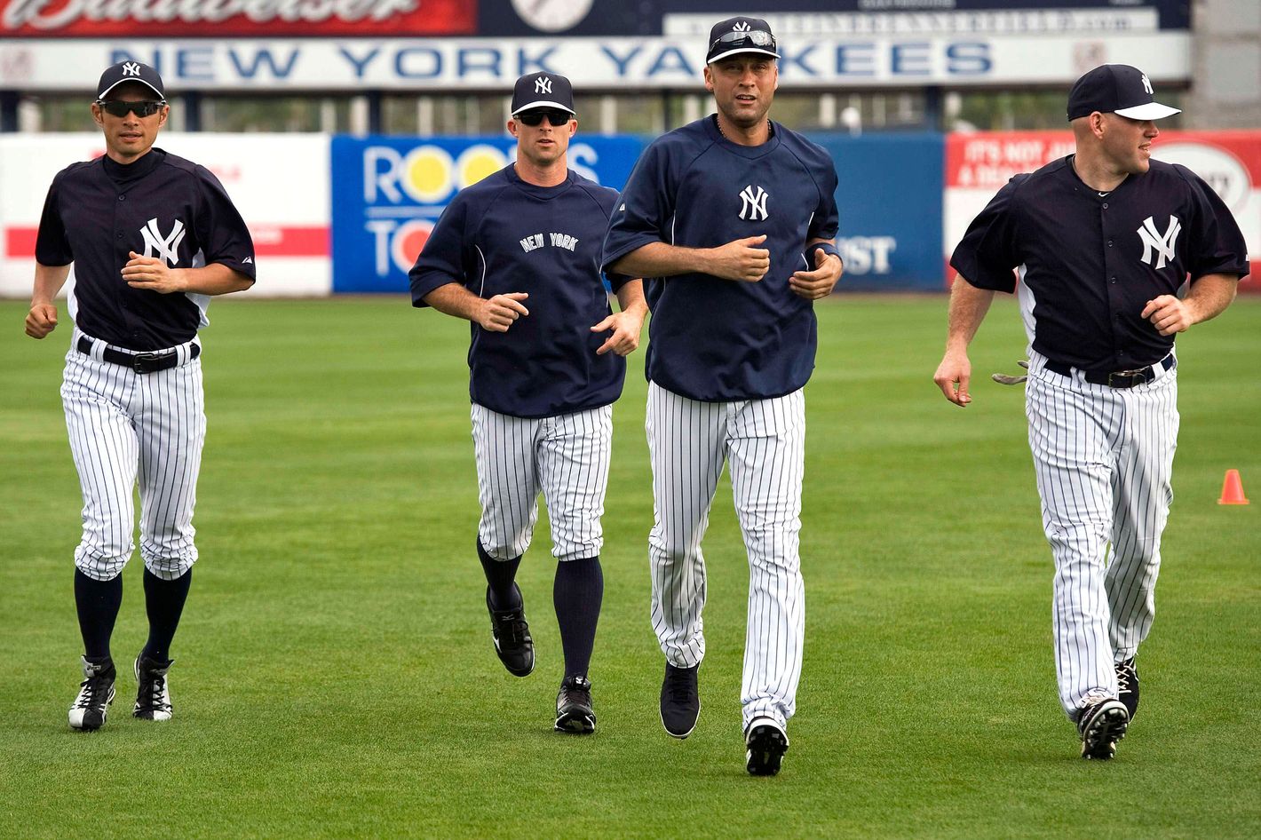 New York Yankees game used Spring Training Jersey