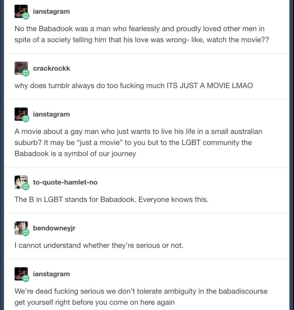 Is The Babadook Gay