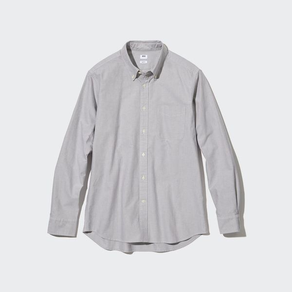Uniqlo Oxford Slim Fit Long Sleeve Shirt